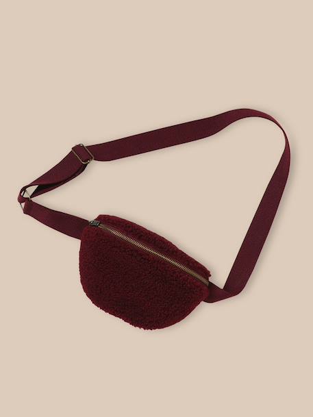 Sac banane en sherpa fille Bordeaux 1 - vertbaudet enfant 