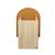 Lit évolutif 120x60 en 90x190- tête de lit arche - arche Caramel/marron+Marron+Rouge/marron+Vert/marron 2 - vertbaudet enfant 