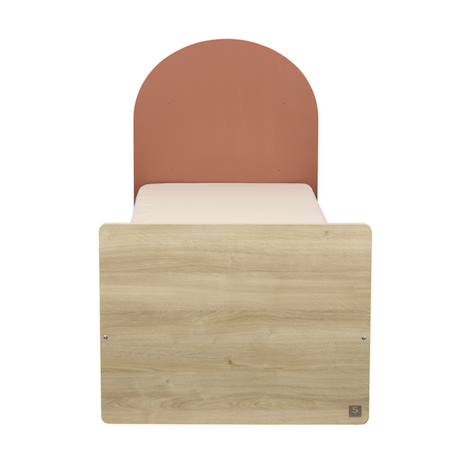 Lit junior 90x190 -  tête de lit forme arche - arche Caramel/marron+Marron+Rouge/marron+Vert/marron 13 - vertbaudet enfant 