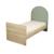 Lit bébé évolutif 120x60 en 90x190- tête de lit arche - arche Caramel/marron+Marron+Rouge/marron+Vert/marron 22 - vertbaudet enfant 