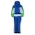 Combinaison de ski garçon eplem Bleu/anis+Noir/rouge 2 - vertbaudet enfant 