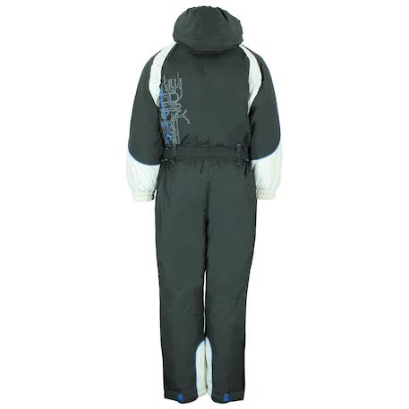 Combinaison de ski garçon eski Anthracite+Rouge 2 - vertbaudet enfant 