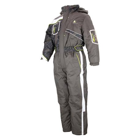 Combinaison de ski garçon ecombo Anis+Bleu+Marron+Noir 9 - vertbaudet enfant 