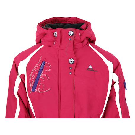Combinaison de ski fille feldi Noir+Rose 10 - vertbaudet enfant 