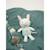 Peluche - petits musicaux les ptits féeriques lapin - 17 cm Vert 2 - vertbaudet enfant 