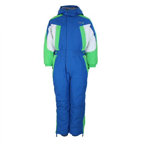 Combinaison de ski garçon eplem Bleu/anis+Noir/rouge 1 - vertbaudet enfant 