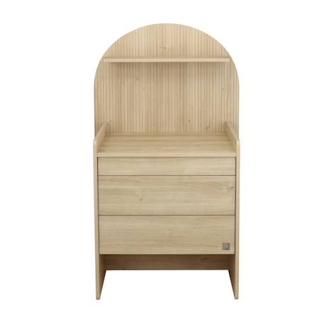 Commode à langer évolutive en bureau - forme arche - arche Caramel/marron+Marron+Vert/marron 9 - vertbaudet enfant 