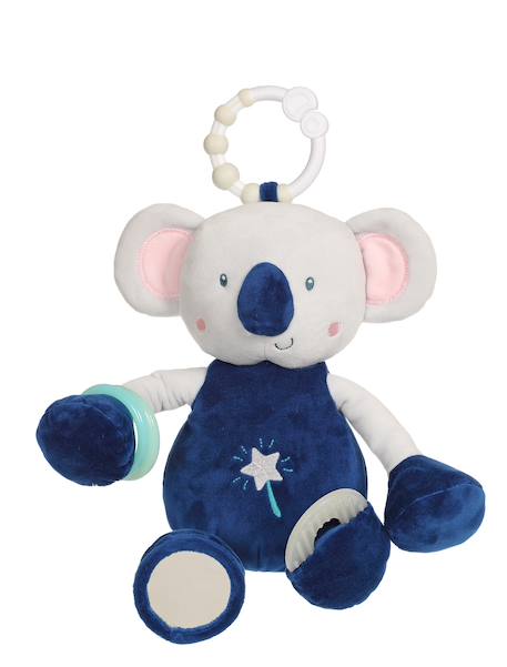 Ma 1ère peluche d'activités koala 25 cm Bleu 2 - vertbaudet enfant 