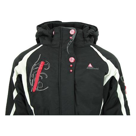 Combinaison de ski fille feldi Noir+Rose 5 - vertbaudet enfant 
