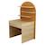 Commode à langer évolutive en bureau - forme arche - arche Caramel/marron+Marron+Vert/marron 4 - vertbaudet enfant 