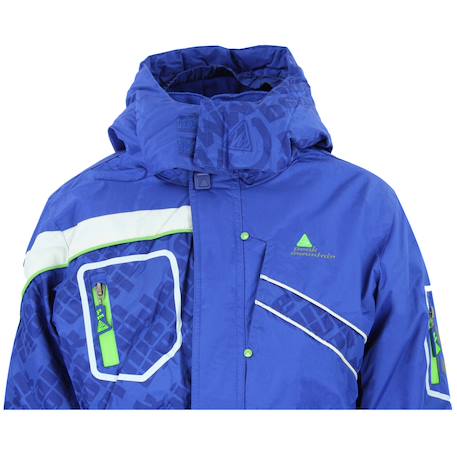 Combinaison de ski garçon ecombo Anis+Bleu+Marron+Noir 6 - vertbaudet enfant 