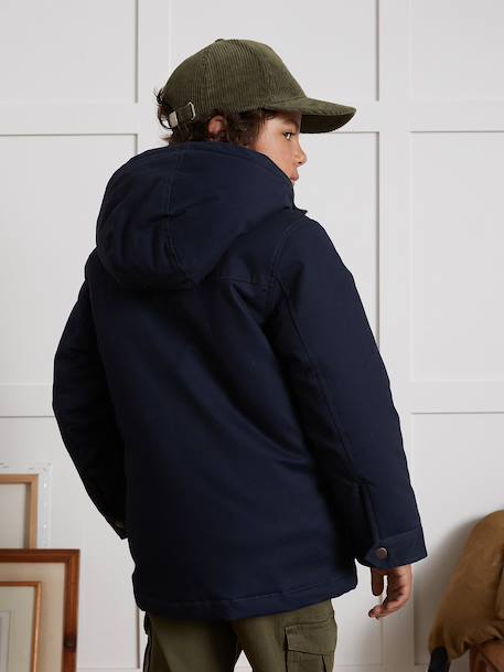 Parka 3 en 1 garçon Marine+Moka 4 - vertbaudet enfant 