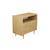 Commode 2 tiroirs et 1 niche pieds bois et poignées métal - my love Marron 3 - vertbaudet enfant 