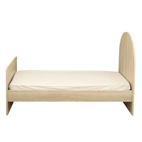 Lit junior 90x190 -  tête de lit forme arche - arche Caramel/marron+Marron+Rouge/marron+Vert/marron 8 - vertbaudet enfant 