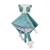 Carré doudou bebe bamboo - panda - 24 cm s/carte Beige 1 - vertbaudet enfant 