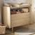 Commode 2 tiroirs et 1 niche pieds bois et poignées métal - my love Marron 4 - vertbaudet enfant 