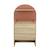 Commode à langer évolutive en bureau - forme arche - arche Caramel/marron+Marron+Rouge/marron+Vert/marron 15 - vertbaudet enfant 
