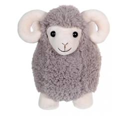 Jouet-Peluche - peluche funny bélier gris - 30 cm
