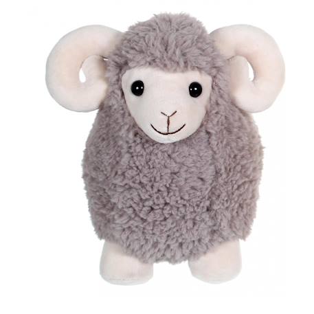 Peluche - peluche funny bélier gris - 30 cm Gris 1 - vertbaudet enfant 