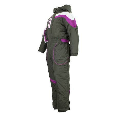 Combinaison de ski fille flugi Marron+Mauve 2 - vertbaudet enfant 