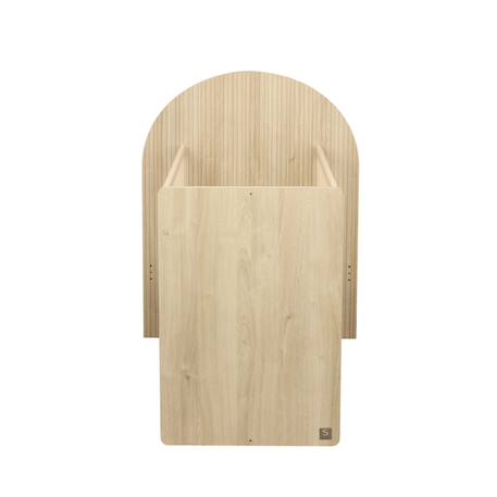 Lit bébé évolutif 120x60 en 90x190- tête de lit arche - arche Caramel/marron+Marron+Rouge/marron+Vert/marron 8 - vertbaudet enfant 