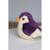 Peluche - peluche oiseau sonore birdies 14 cm - aubergine Violet 3 - vertbaudet enfant 