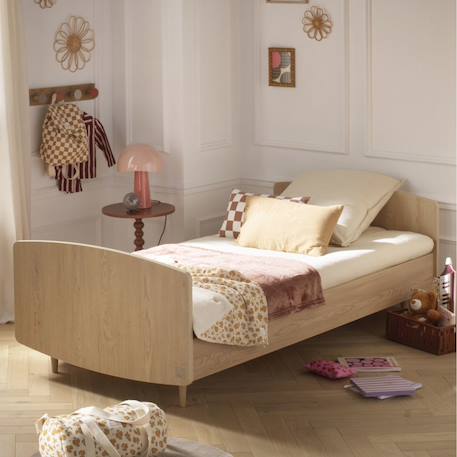 Lit junior 190x90cm - my love Marron 1 - vertbaudet enfant 