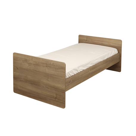 Lit combiné 120x60 évolutif en 90x190 - mokka Marron 5 - vertbaudet enfant 