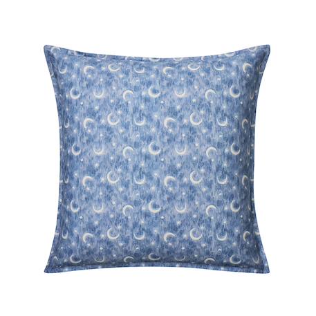 Taie d'oreiller enfant imprimée en percale de coton, petit reveur Bleu 1 - vertbaudet enfant 