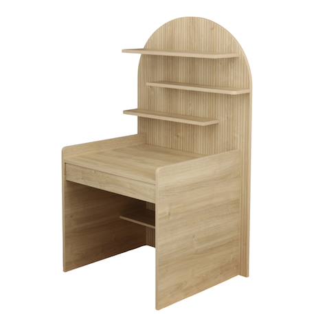 Commode à langer évolutive en bureau - forme arche - arche Caramel/marron+Marron+Vert/marron 10 - vertbaudet enfant 