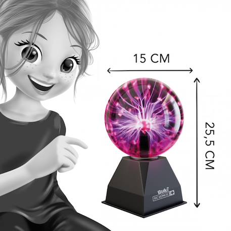 Boule plasma 15 cm Noir 4 - vertbaudet enfant 