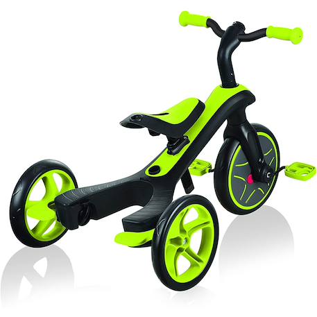 Globber explorer trike 4en1 tricycle vert Vert et noir 3 - vertbaudet enfant 