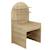 Bureau enfant - décor bois chêne sépia forme arche Caramel/marron+Marron+Rouge/marron+Vert/marron 8 - vertbaudet enfant 
