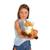 Peluche renard allongé roux et blanc - 25 cm Marron 3 - vertbaudet enfant 