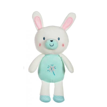 Peluche - petits musicaux les ptits féeriques lapin - 17 cm Vert 1 - vertbaudet enfant 