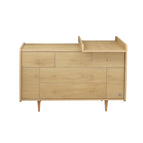 Plan à langer coulissant pour commode xxl 5 tiroirs - my love Marron 4 - vertbaudet enfant 