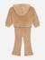 Ensemble en velours Beige+Rose 2 - vertbaudet enfant 