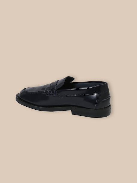Mocassins en cuir garçon Encre 6 - vertbaudet enfant 