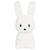 Grande veilleuse lapin l blanche Blanc 1 - vertbaudet enfant 