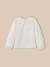 Blouse fille maxi col Blanc casse 2 - vertbaudet enfant 