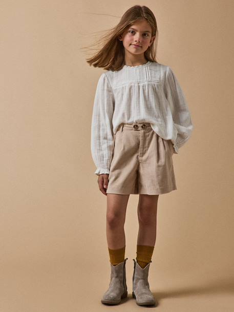 Chemise trousseau  gaze de coton Ecru 5 - vertbaudet enfant 