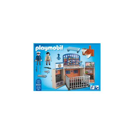 Playmobil 6878 - Barrage De Police Vintage - Accessoire Commissariat Et Policier - Pièce Collector