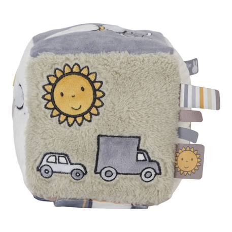 Cube d'activités 15cm - miffy fluffy Bleu et vert 4 - vertbaudet enfant 