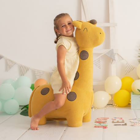 Grande peluche siège d’appoint girafe Yelow 2 - vertbaudet enfant 