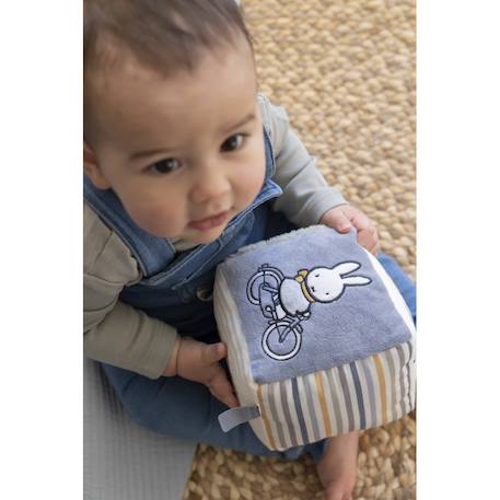 Cube d'activités 15cm - miffy fluffy Bleu et vert 6 - vertbaudet enfant 