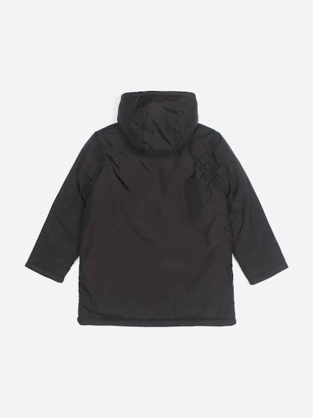 Parka reversible Kaki / ecru+Marine / ecru+Noir / ecru 16 - vertbaudet enfant 