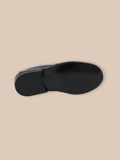 Mocassins en cuir garçon Encre 4 - vertbaudet enfant 