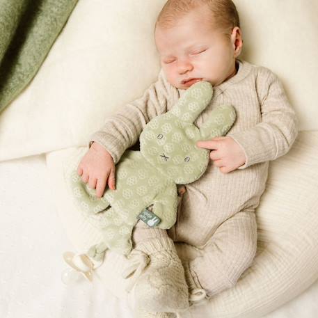 Doudou attache tétine  miffy - flower Vert 2 - vertbaudet enfant 