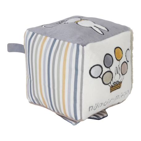 Cube d'activités 15cm - miffy fluffy Bleu et vert 3 - vertbaudet enfant 
