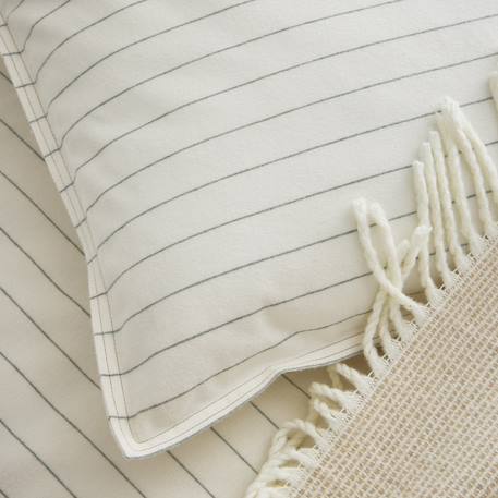 Parure de lit enfant imprimée en flanelle de coton, taie rectangle, équilibre Vert 3 - vertbaudet enfant 